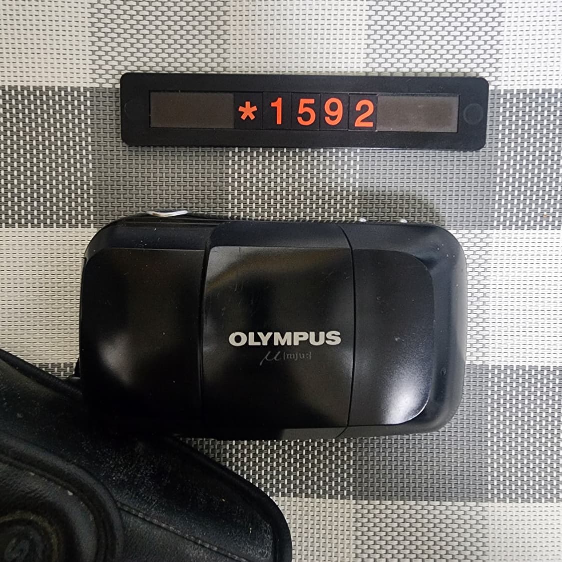 올림푸스 뮤 1 블랙바디 필름카메라 파우치포함 상품이미지1