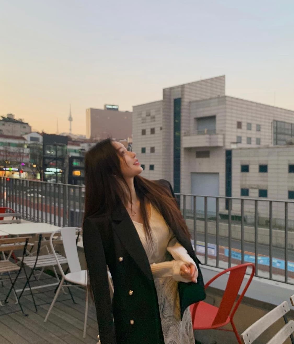 로즈팩토리 스티치 자켓 S 진주 버튼 블랙 아네로즈 시에 로즈니 로아르 상품이미지3