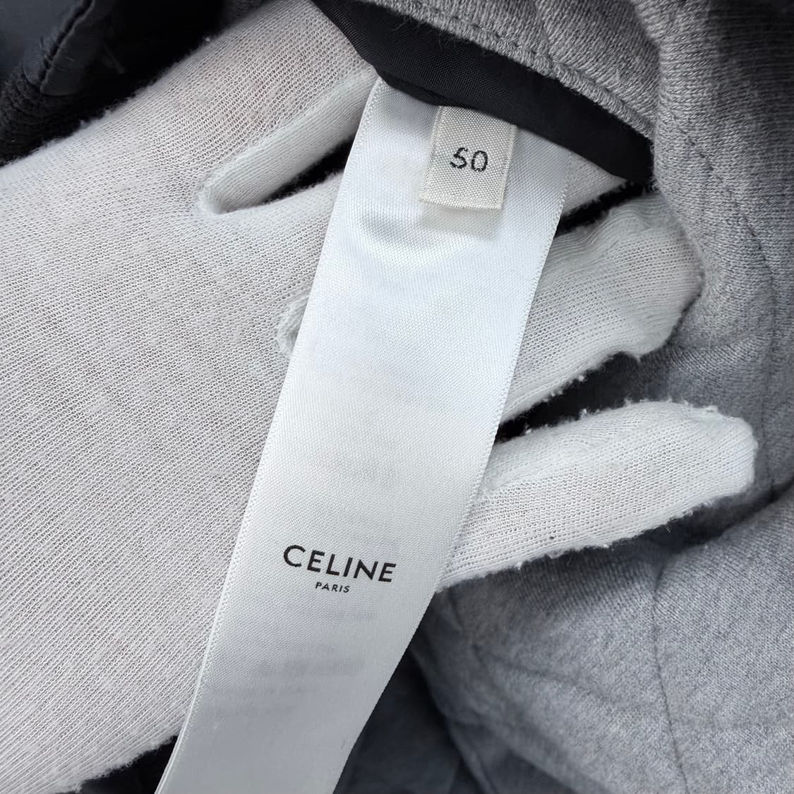 [S+급/50] 셀린느 테디 후드 백로고 봄버 바시티자켓 상품이미지7