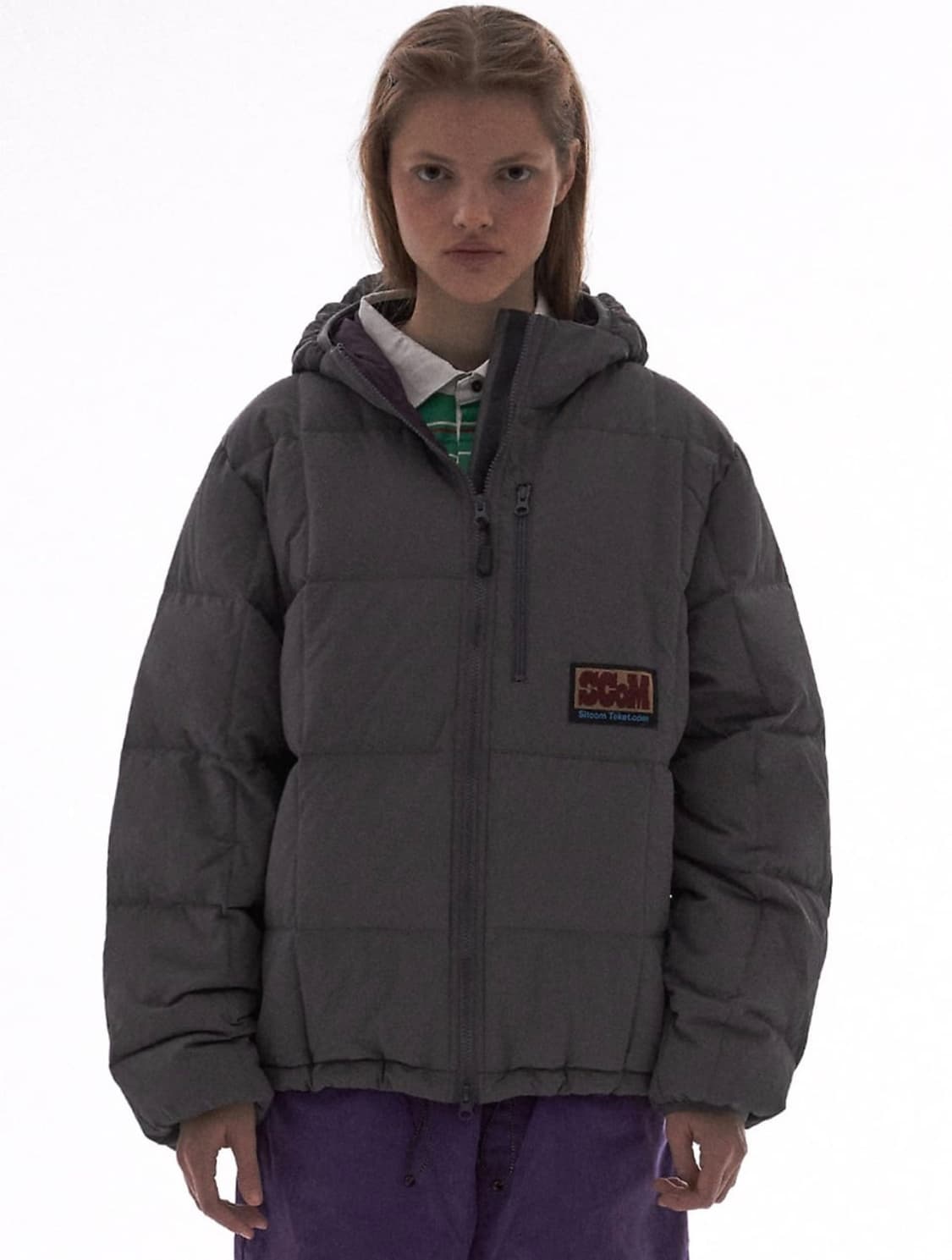 Teket 테켓 파파스 패딩 차콜 상품이미지1