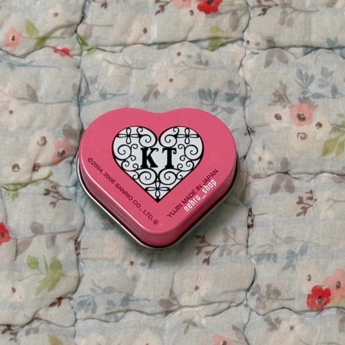 고전키티 헬로키티 챠미키티 하트 미니 틴케이스 보관함 상품이미지3