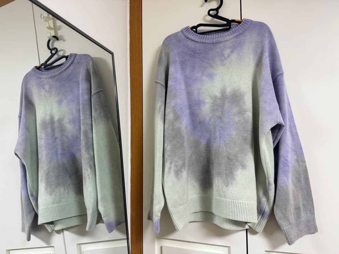 YOUTHBATH 유스배스 타이다이 연보라 민트 니트 상품이미지1