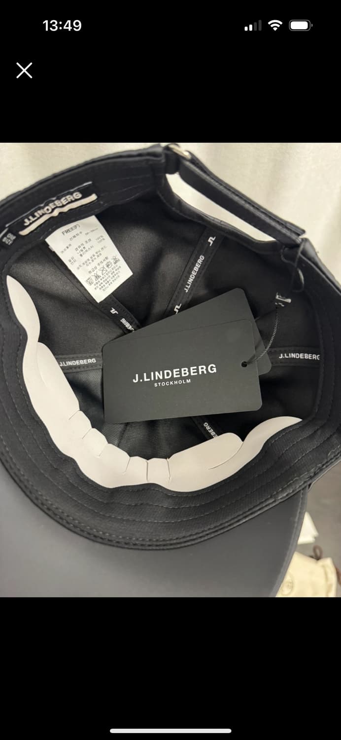 제이린더버그 J.Lindeberg 블랙 볼캡 FREE 상품이미지4