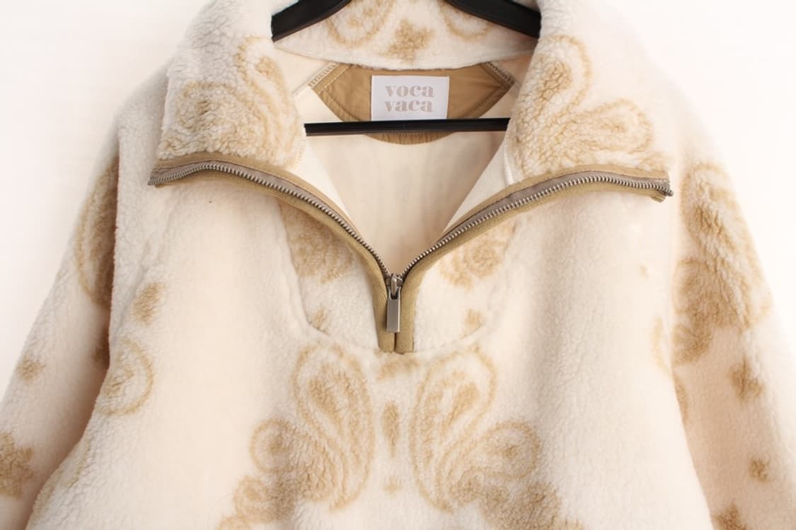 우먼FREE 보카바카 페이즐리 하프집업 후리스 상품이미지2