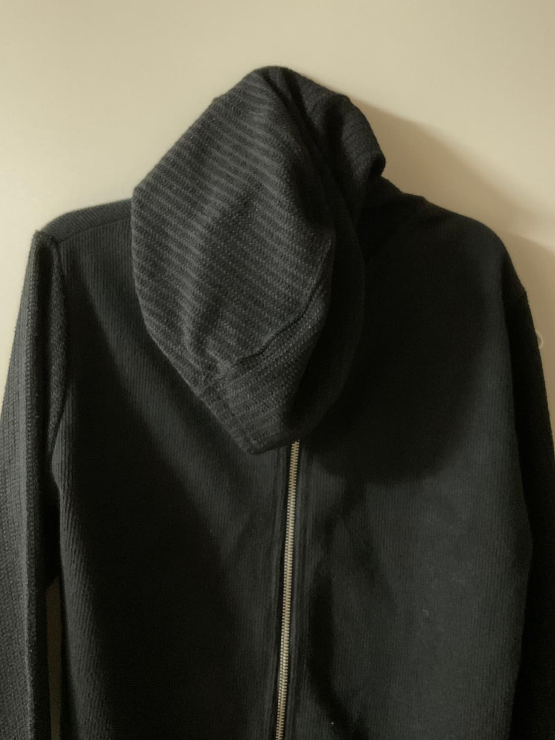 영마일웨어 바라클라바 니트 집업 (블랙색상/투웨이지퍼) 상품이미지4