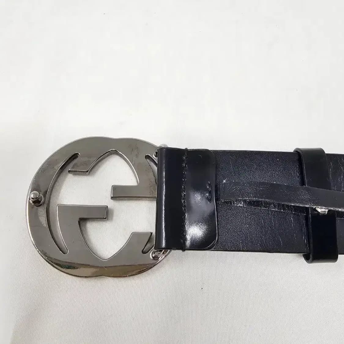 구찌 인터로킹 G 버클 벨트 블랙 상품이미지5