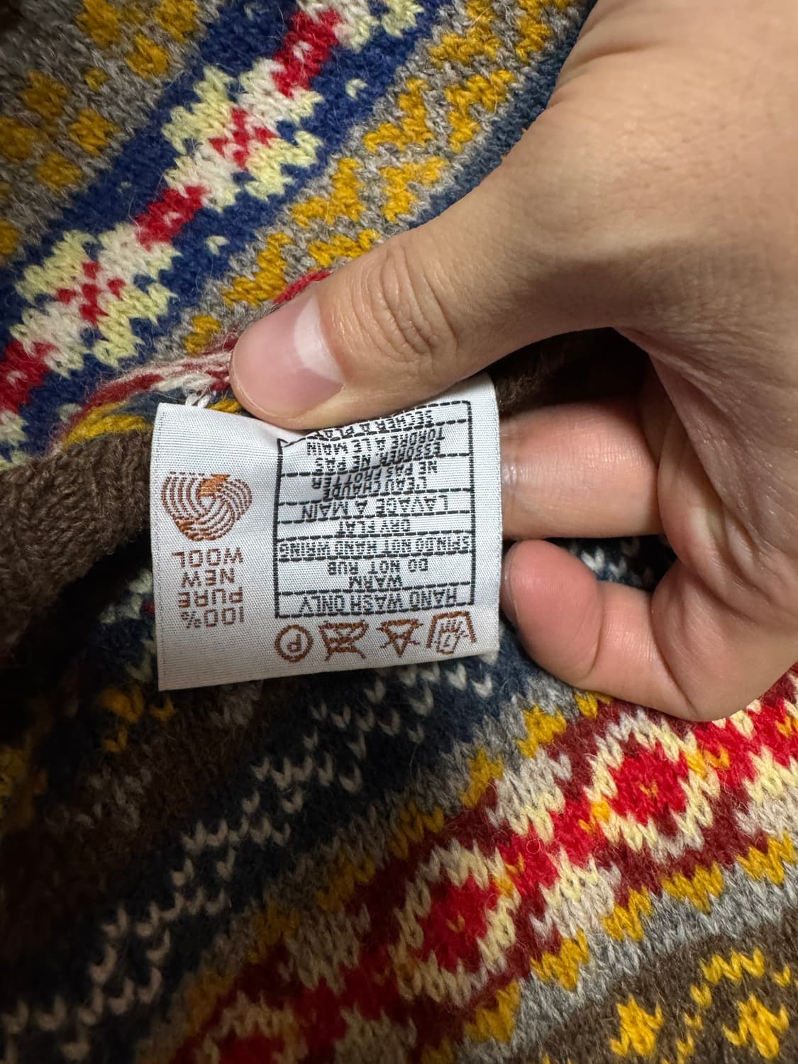 제이미슨스 페어아일 니트 XL 상품이미지4