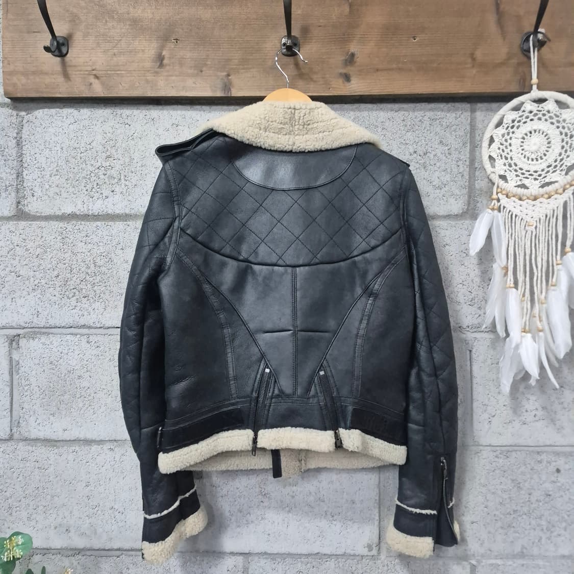 시스템  리얼양털천연가죽무스탕 상품이미지8