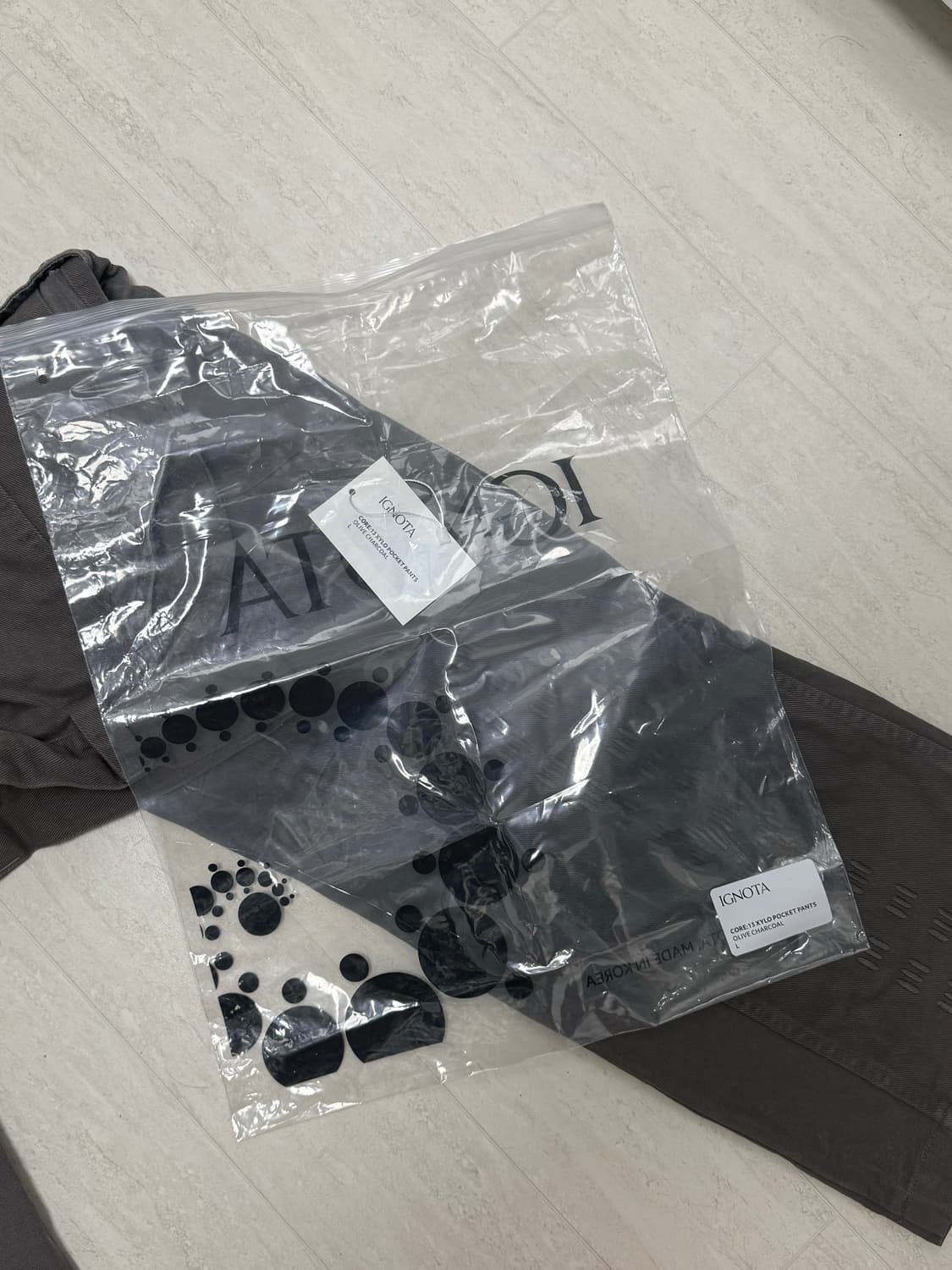 이그노타 코어:13 자일로 포켓 팬츠 올리브 차콜/L 상품이미지7