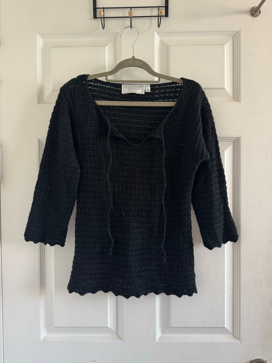 United States Sweater Black Knit 상품이미지8