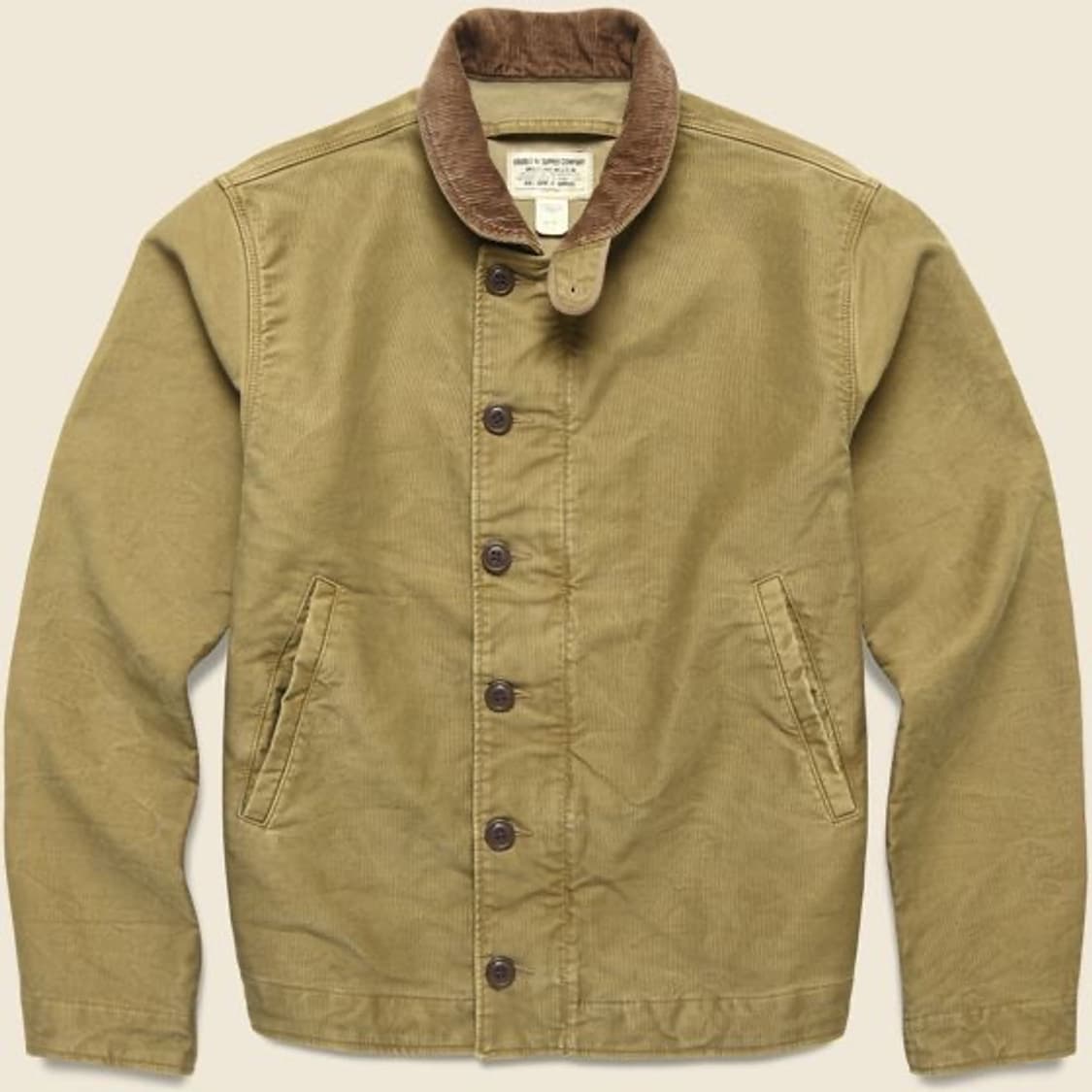 [M] RRL 덱자켓 카키 상품이미지1