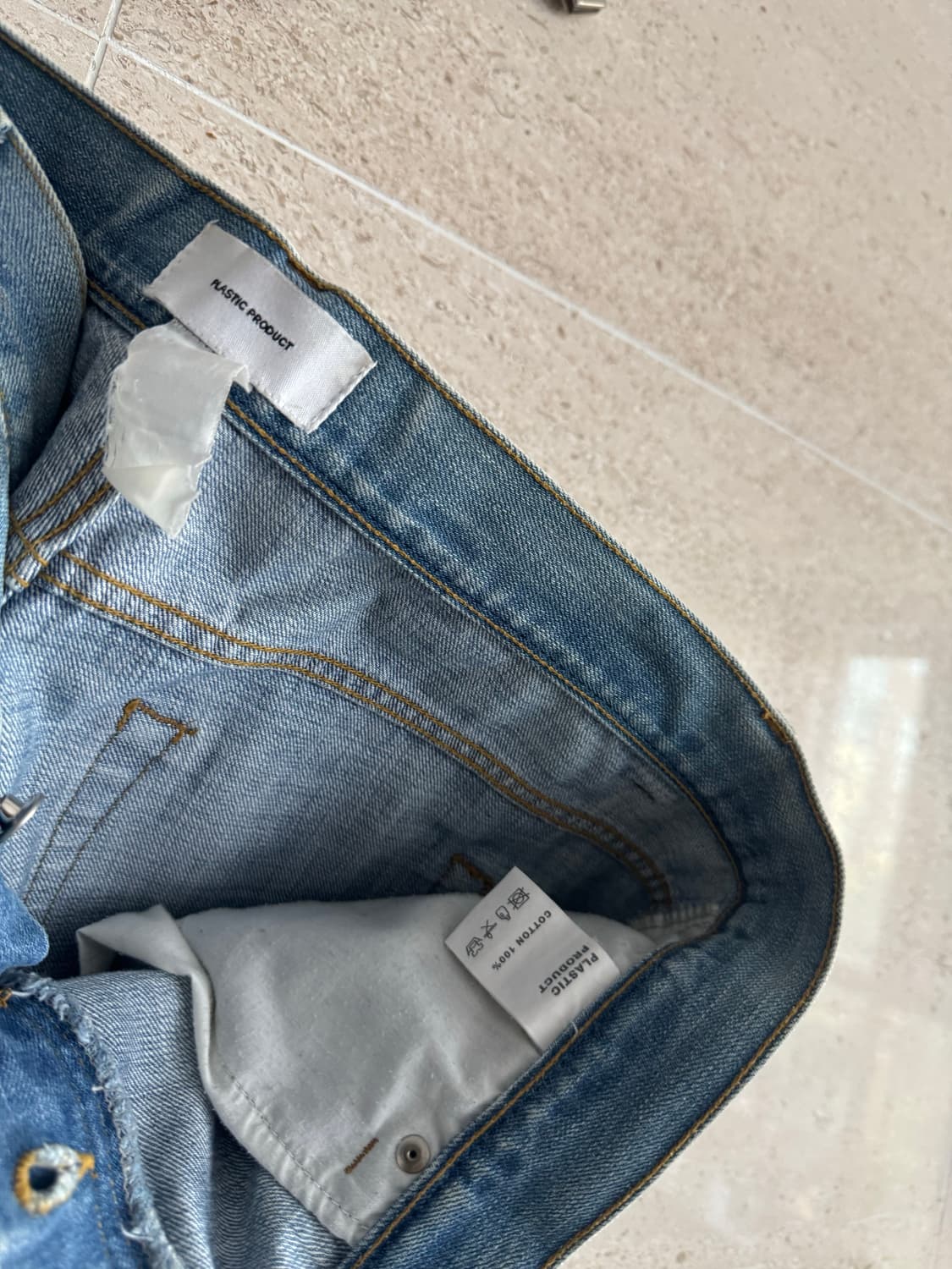 플라스틱 프로덕트 데님팬츠 상품이미지3