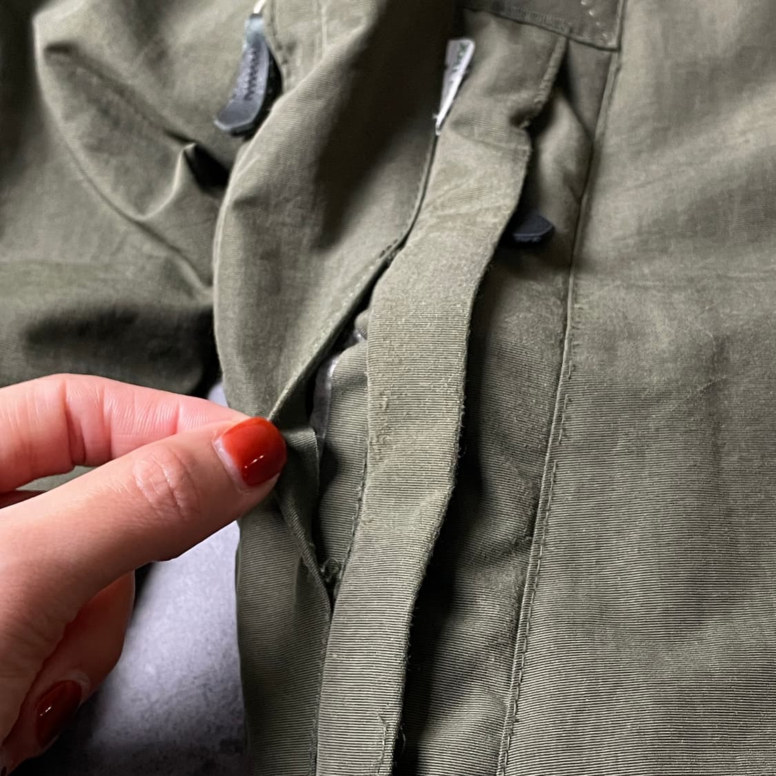 COMLUMBIA 컬럼비아 빈티지 카키 윈드브레이커 A00509 상품이미지5