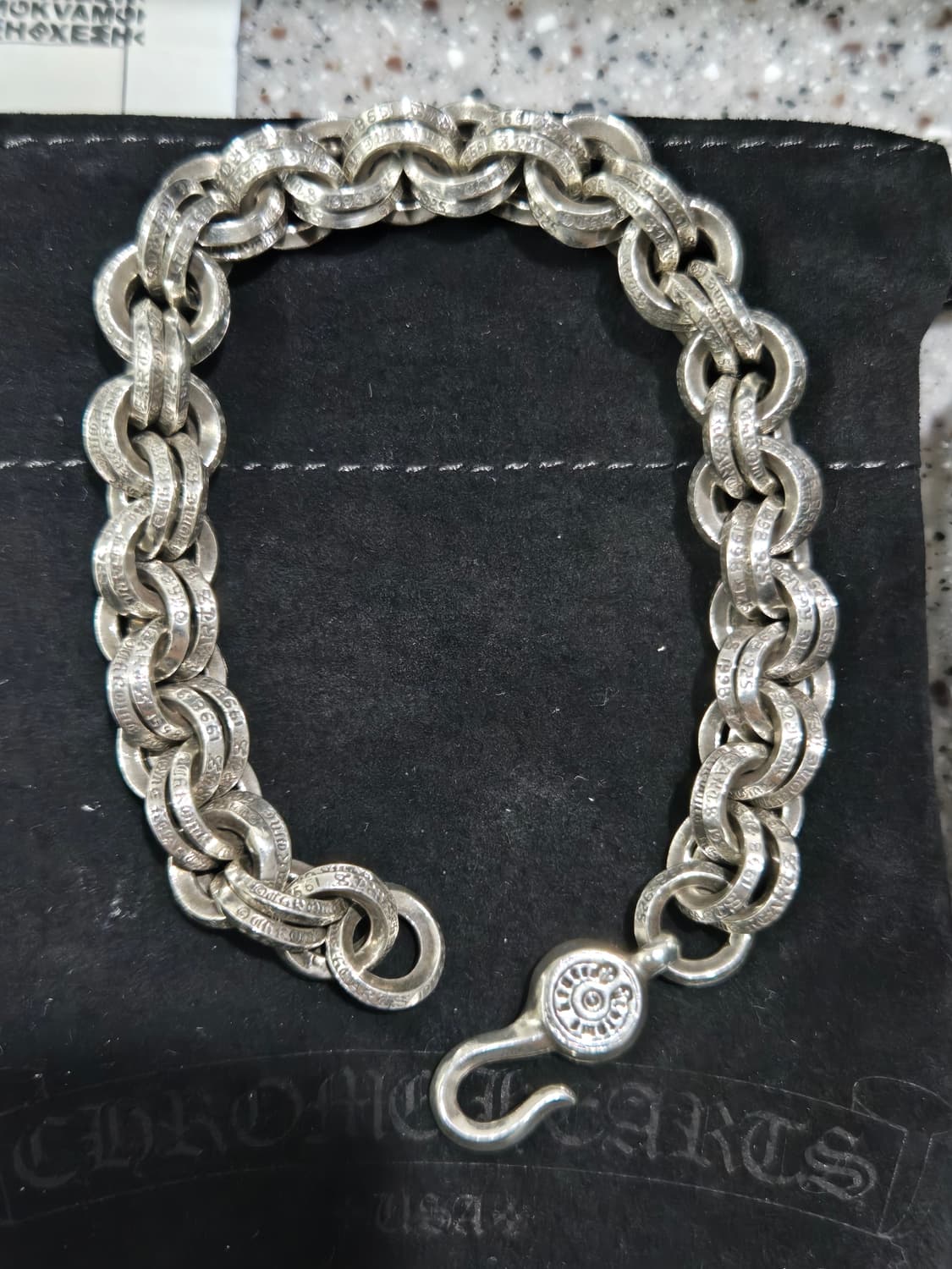 크롬하츠 더블 B링 팔찌(정품) 상품이미지2