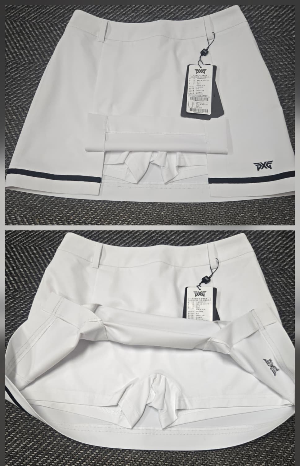 피엑스지 PXG 25ss 화이트 골프 스커트 상품이미지3