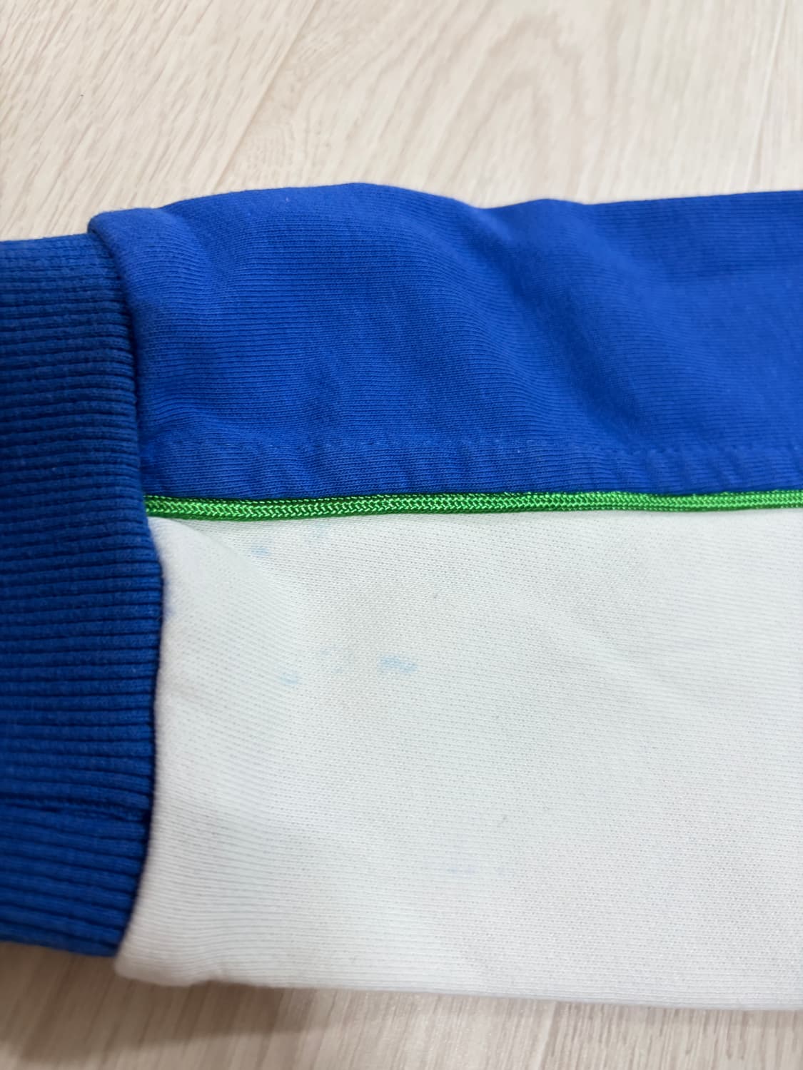 일본 빈티지 레이싱 반집업 스웻 상품이미지4