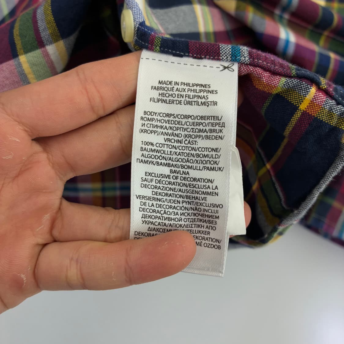 Polo 폴로 랄프로렌 현행QR 타탄 체크 셔츠 상품이미지5