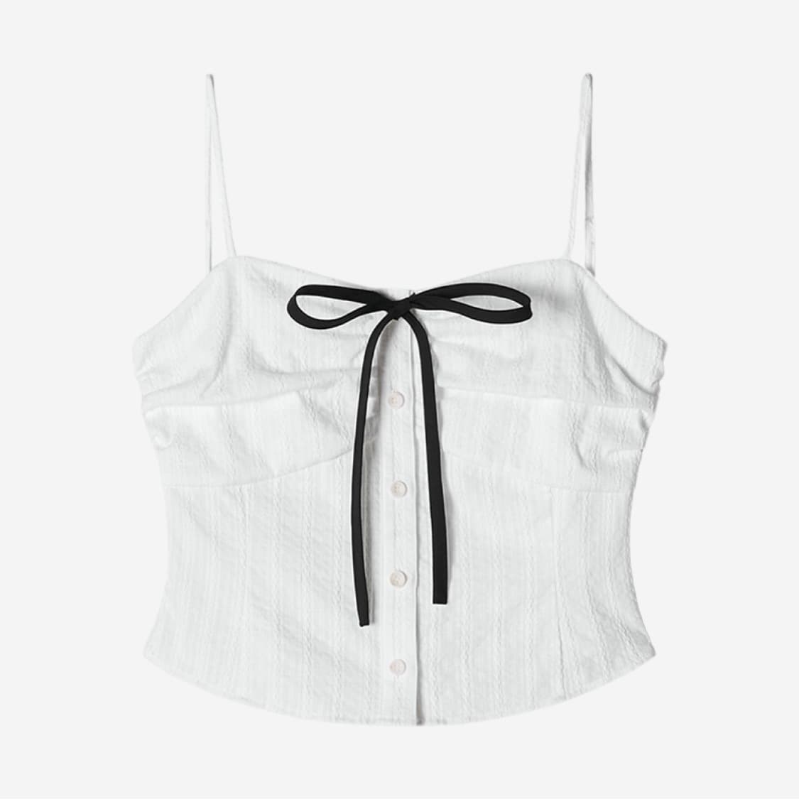 아비에무아 셔링 리본 슬리브리스 상품이미지1