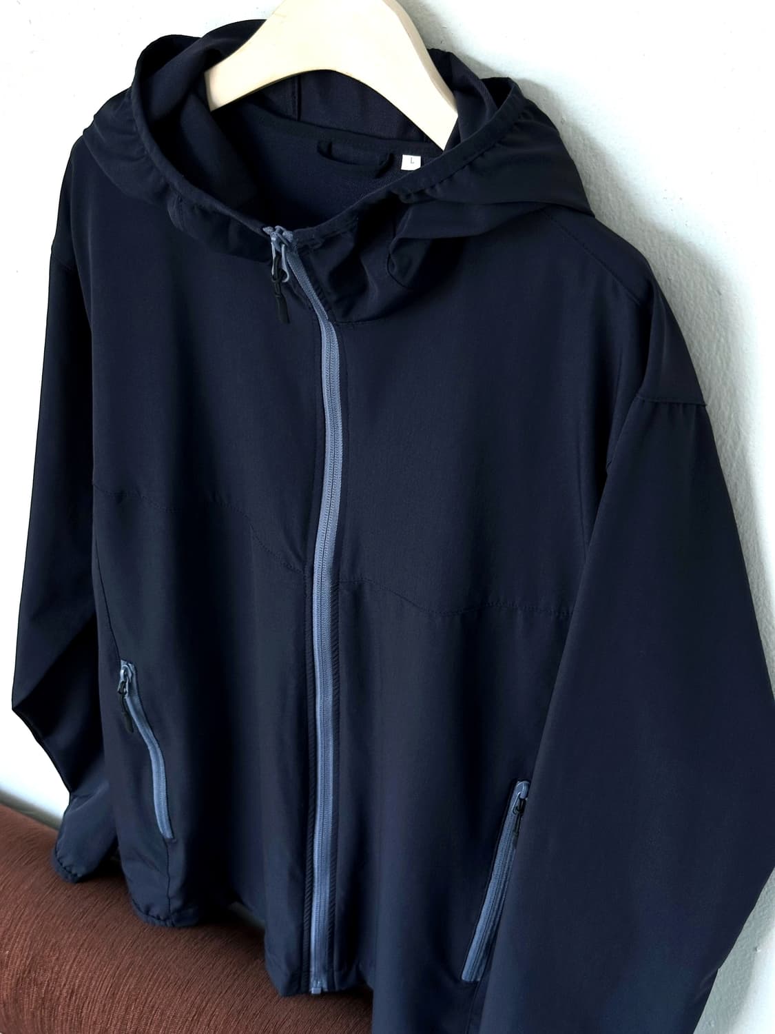 Stretched nylon poly wind parka 상품이미지1