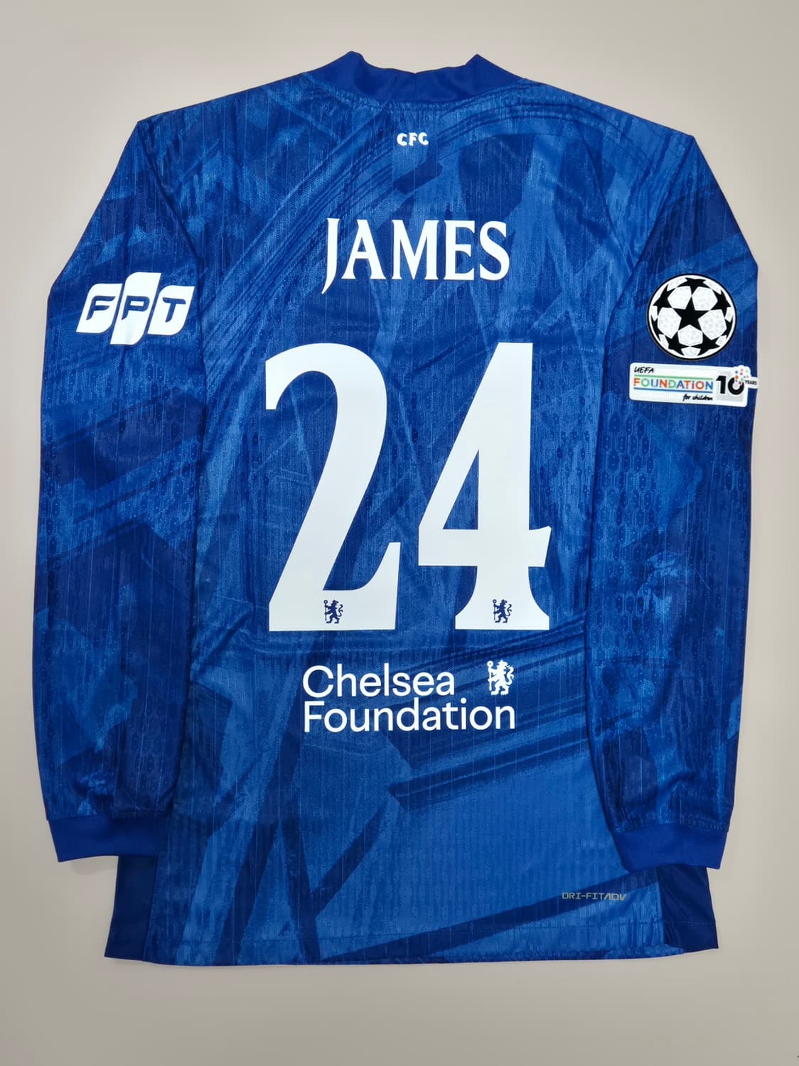 25-26 첼시 홈킷 리스 제임스 긴팔유니폼 XL사이즈 상품이미지1