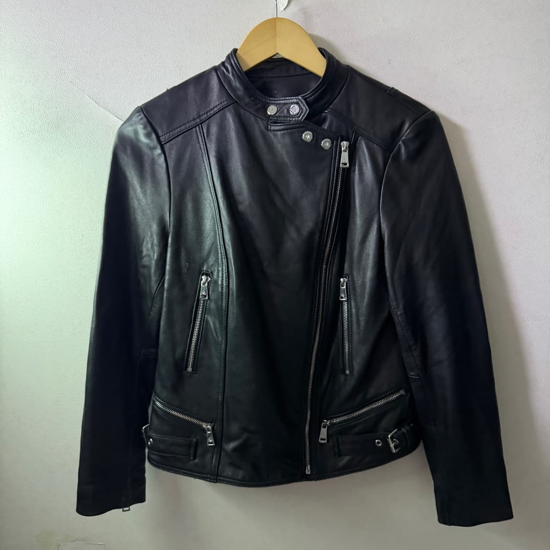 로렌 랄프로렌 그린라벨 양가죽 라이더 자켓 XS (44-55정도) 상품이미지8