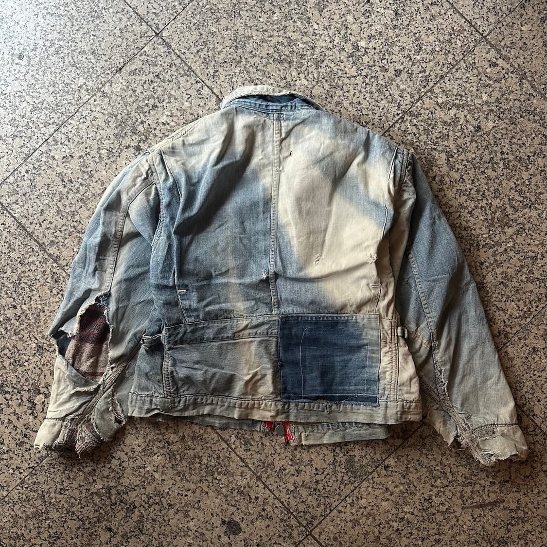 50s Key Imaprial Thrashed Denim Jacket 상품이미지8