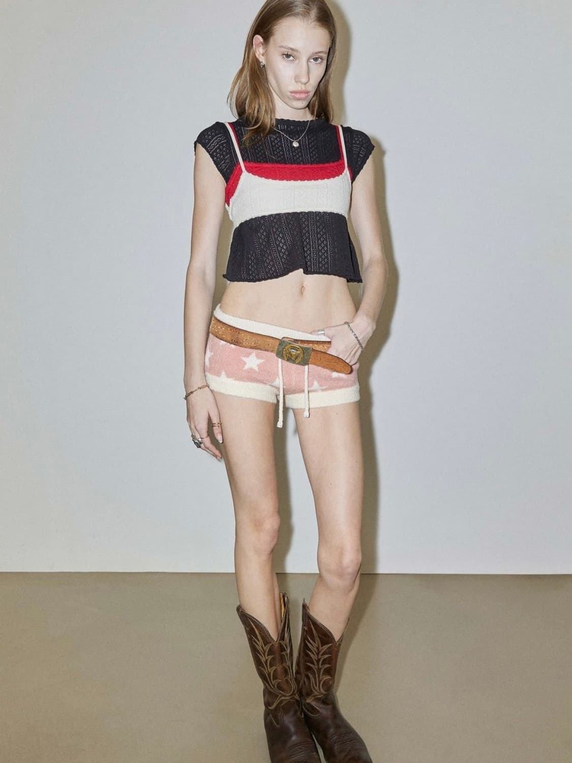 스컬프터 Boucle Micro Shorts Star 상품이미지1