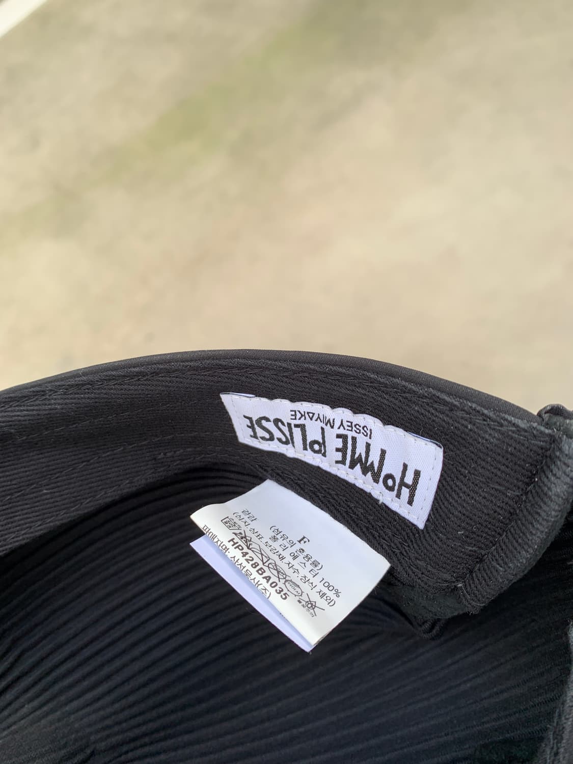 이세이 미야케 옴므 플리세 플리츠 캡 상품이미지5