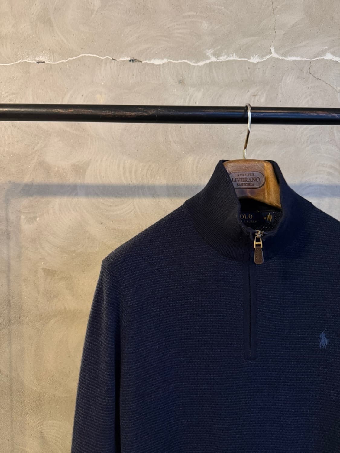 폴로 랄프로렌 클래식 짚업 니트 100 상품이미지5