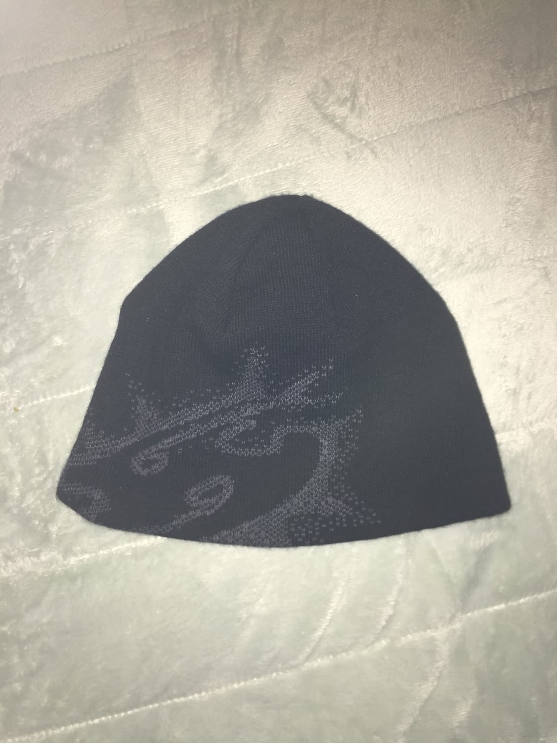 산산기어 로고 비니 블랙 23FW 판매합니다 상품이미지2