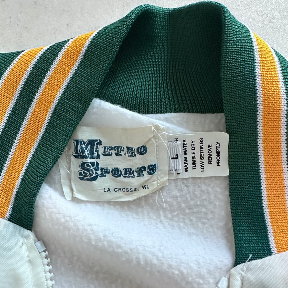 90s 빈티지 미국 생산 로체스터 메이요 바람막이 웜업자켓  상품이미지6