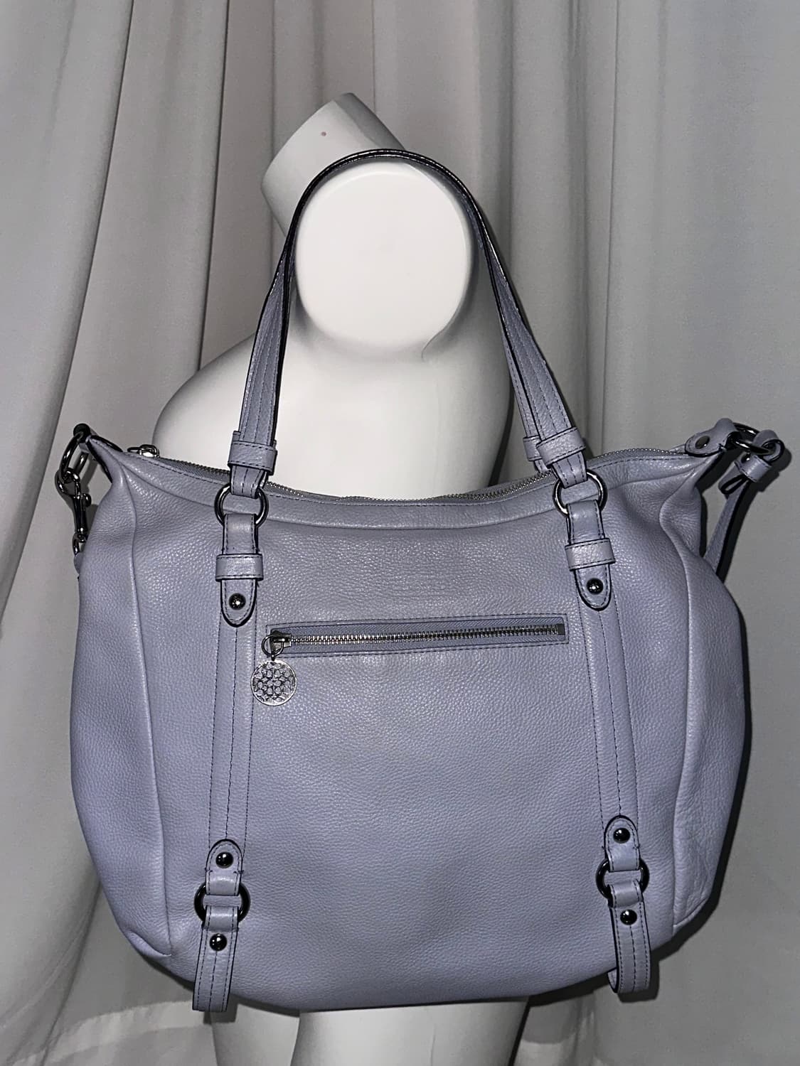 코치 빈티지 빅숄더백 더스티블루 상품이미지5