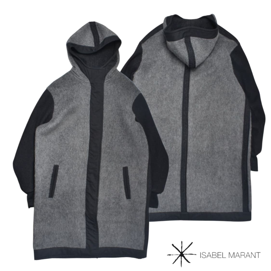 이자벨마랑 백화점판 울 후드코트 38 상품이미지1