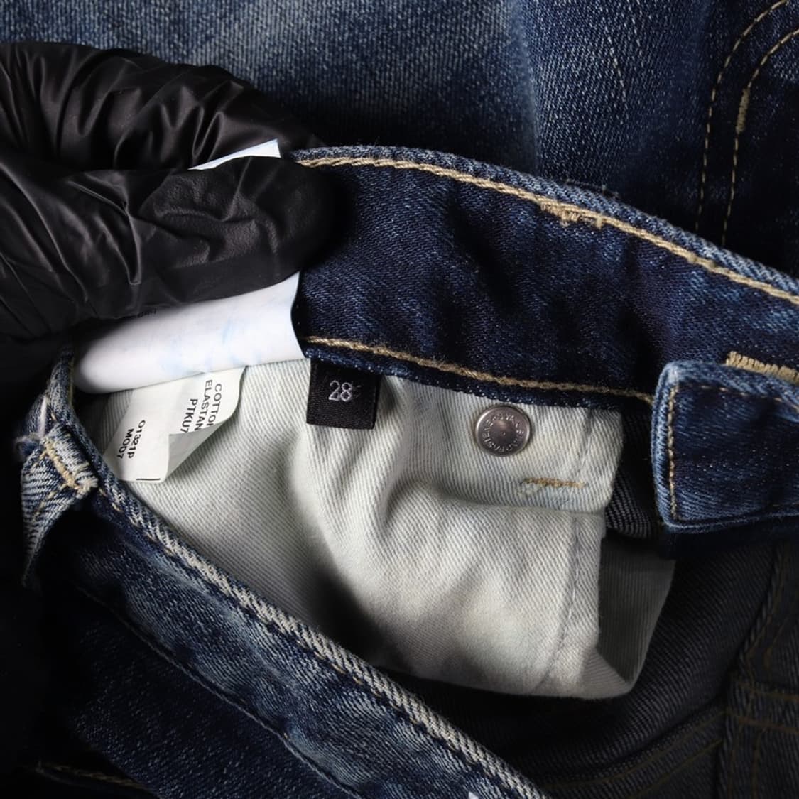 모드나인 MOD7 중청 워싱 데님 팬츠 28 상품이미지8