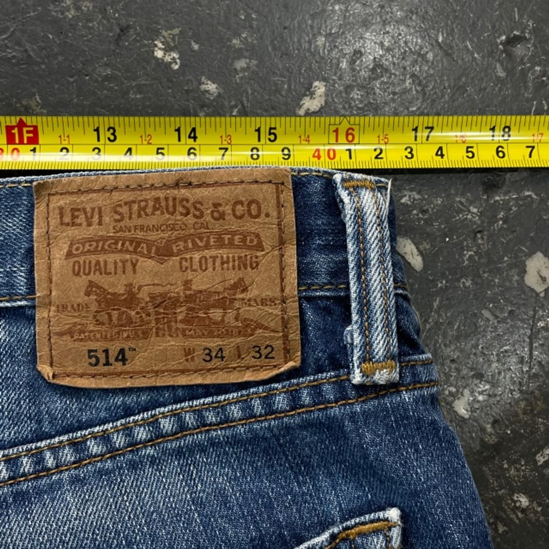 34 리바이스 514 슬림 스트레이트 데님팬츠  상품이미지9