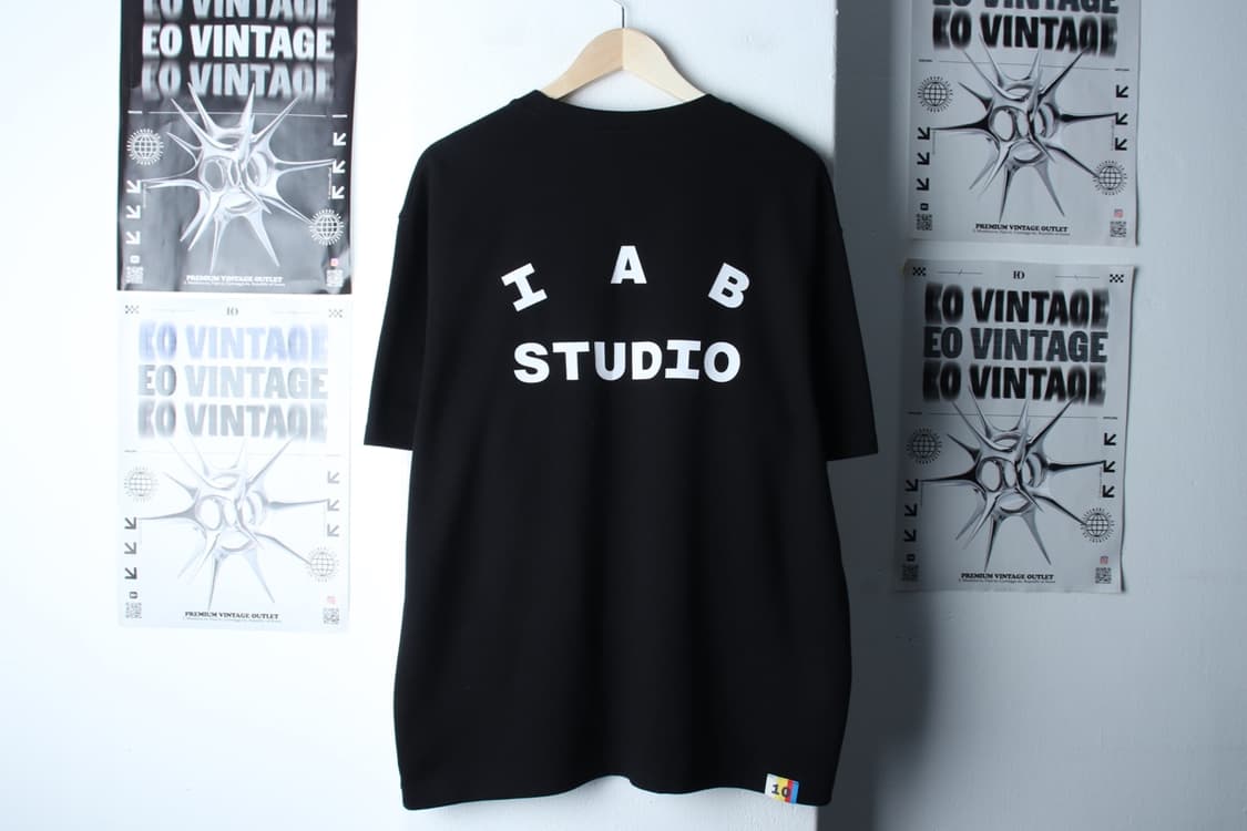 (XL-2XL) 아이앱 스튜디오 반팔 티셔츠 10주년 빅로고-H31558 상품이미지6