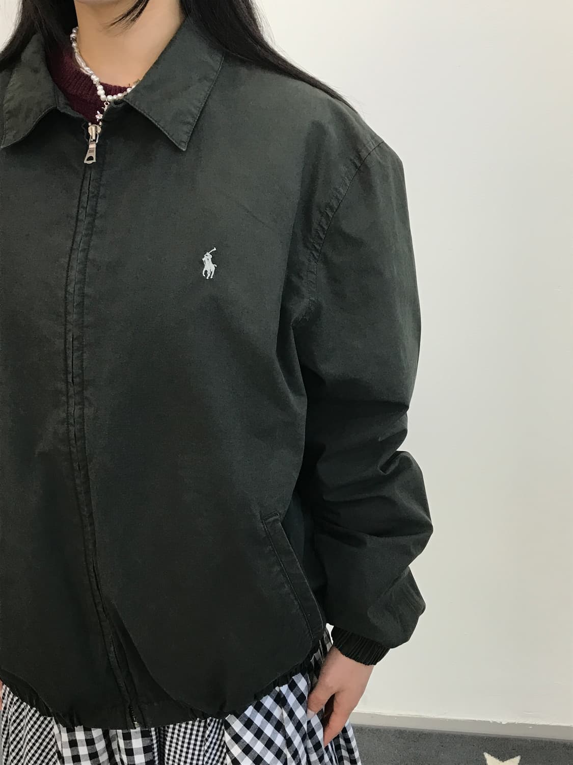 Polo Ralph Lauren Black HarringtonJacket 상품이미지3