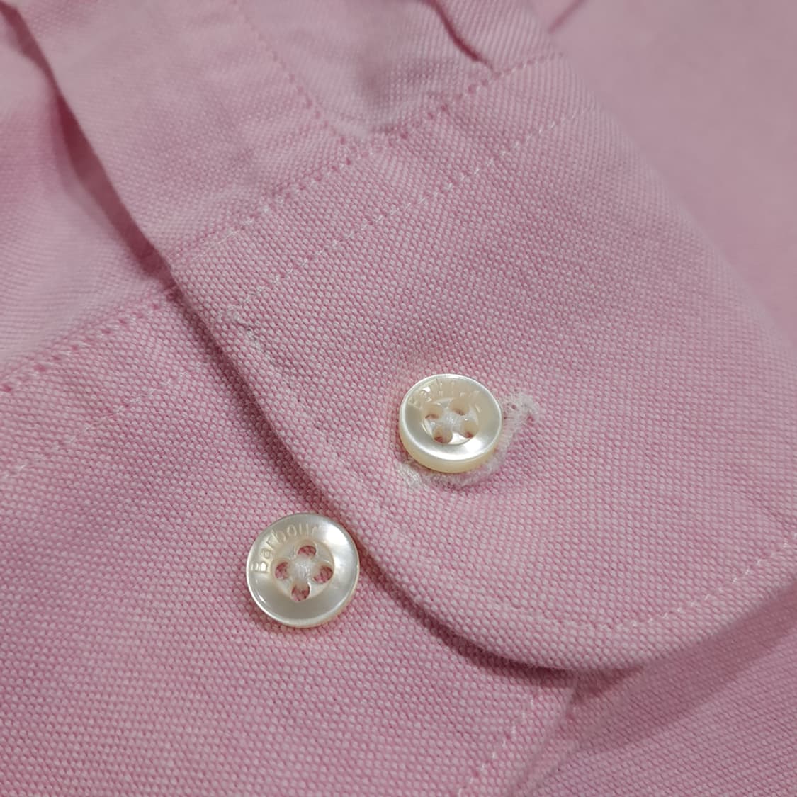 CL372 M 바버 코튼 버튼다운 옥스포드 핑크 셔츠 남방 상품이미지5