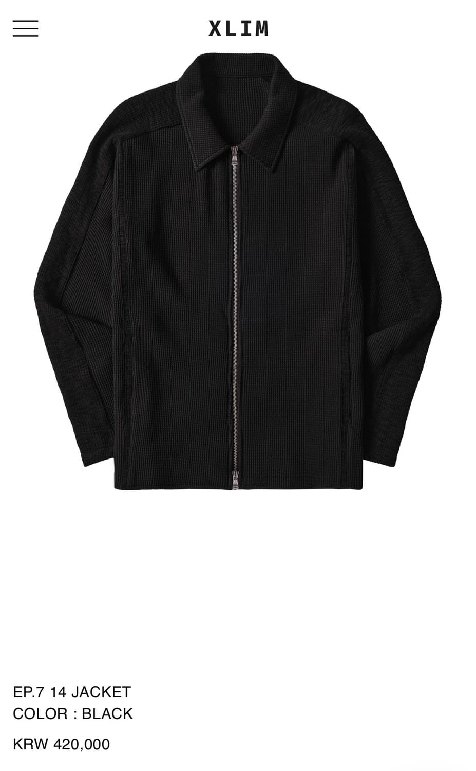 엑슬림 EP.7 14 Jacket 상품이미지1