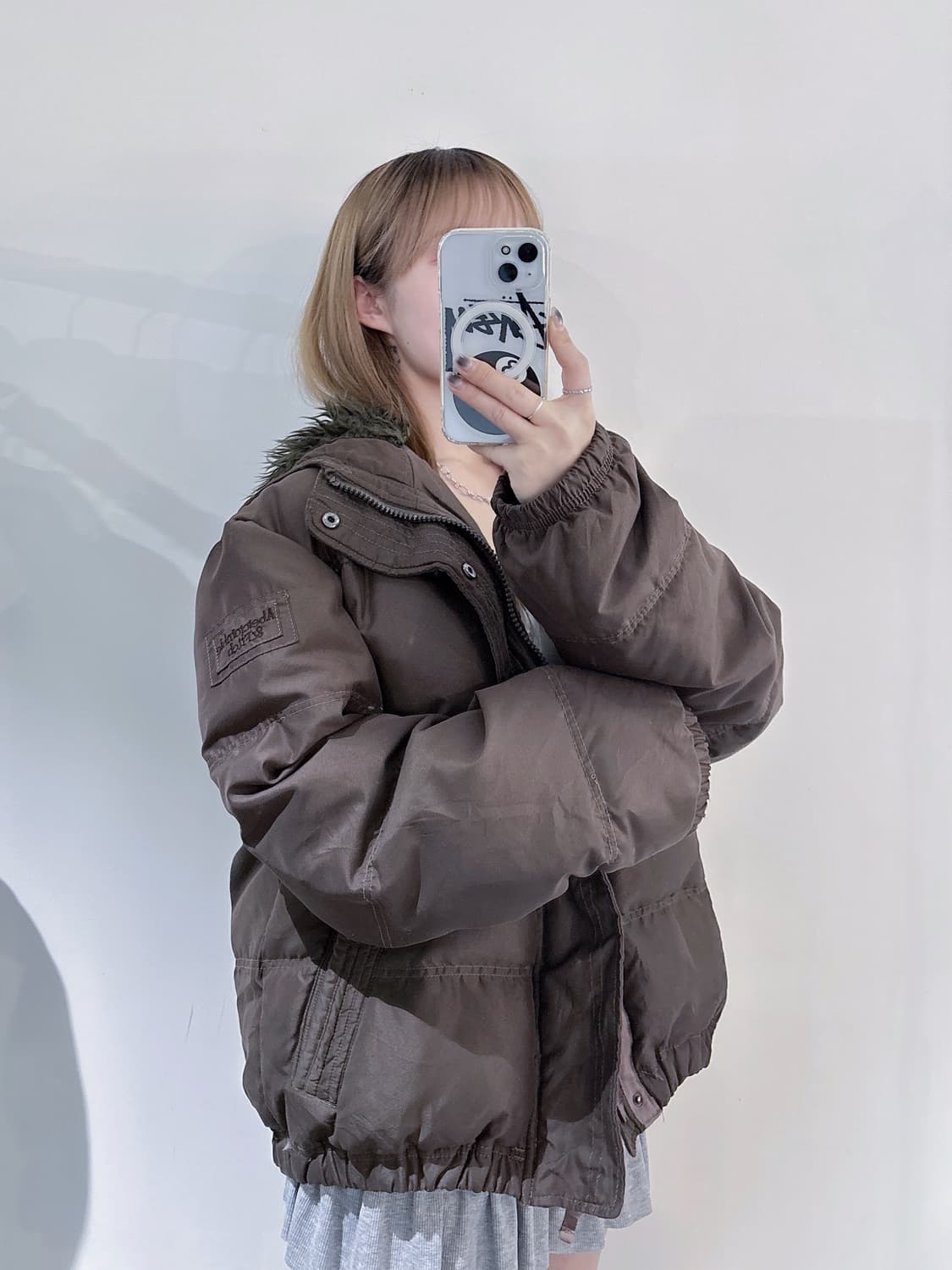 아베크롬비 브라운 캠프샬 다운패딩 상품이미지2