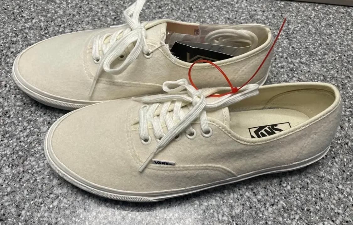 반스 어센틱 펠트 화이트 사이즈 280 상품이미지4