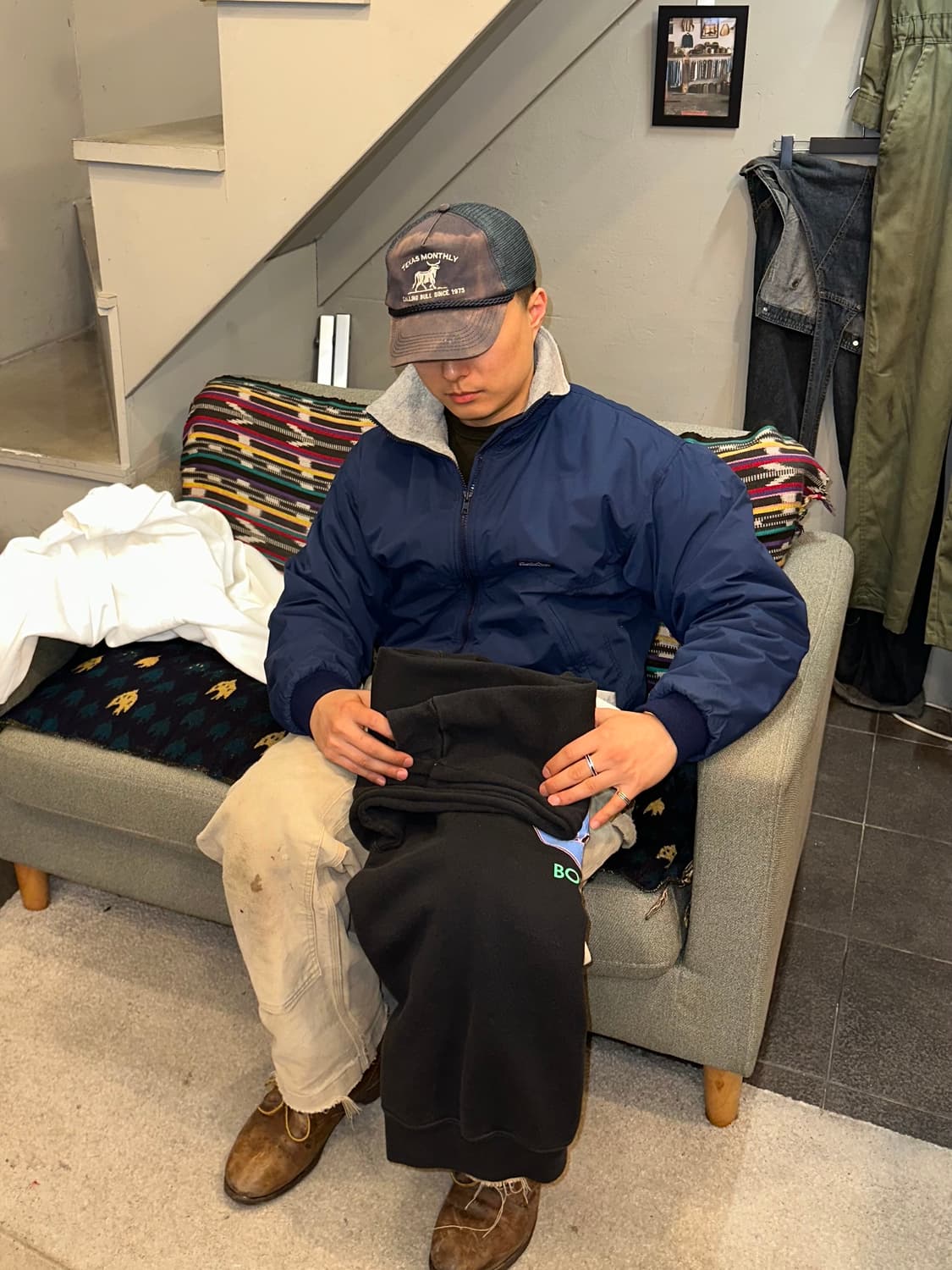 90‘s Patagonia Synchilla warm up jacket 상품이미지1