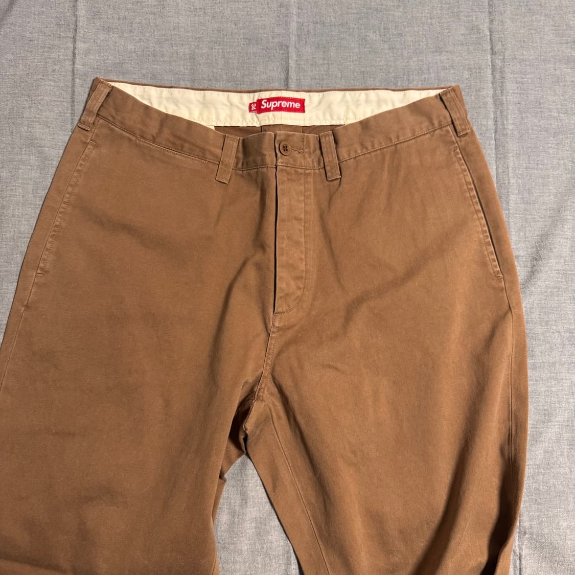 [34] 슈프림 브라운 치노 핀업걸 상품이미지3