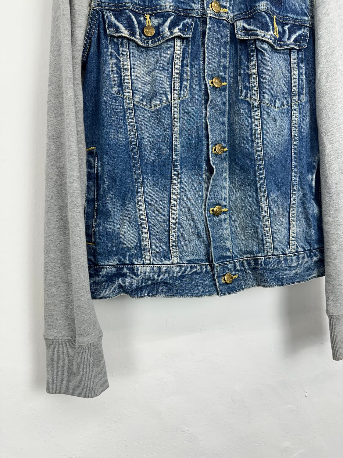 Moussy Studded Cut-Off Denim Jacket 상품이미지3