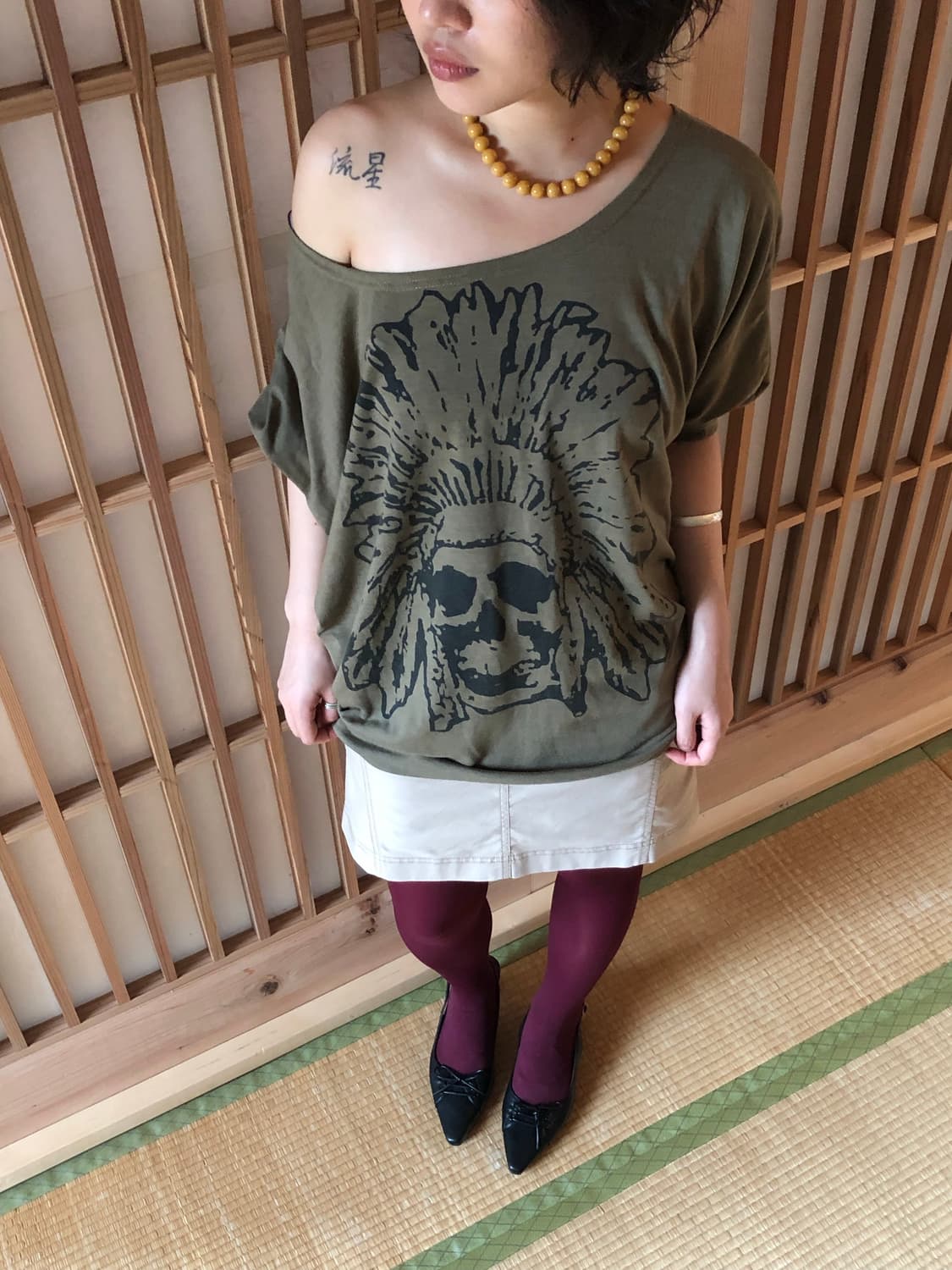off-shoulder top 상품이미지3