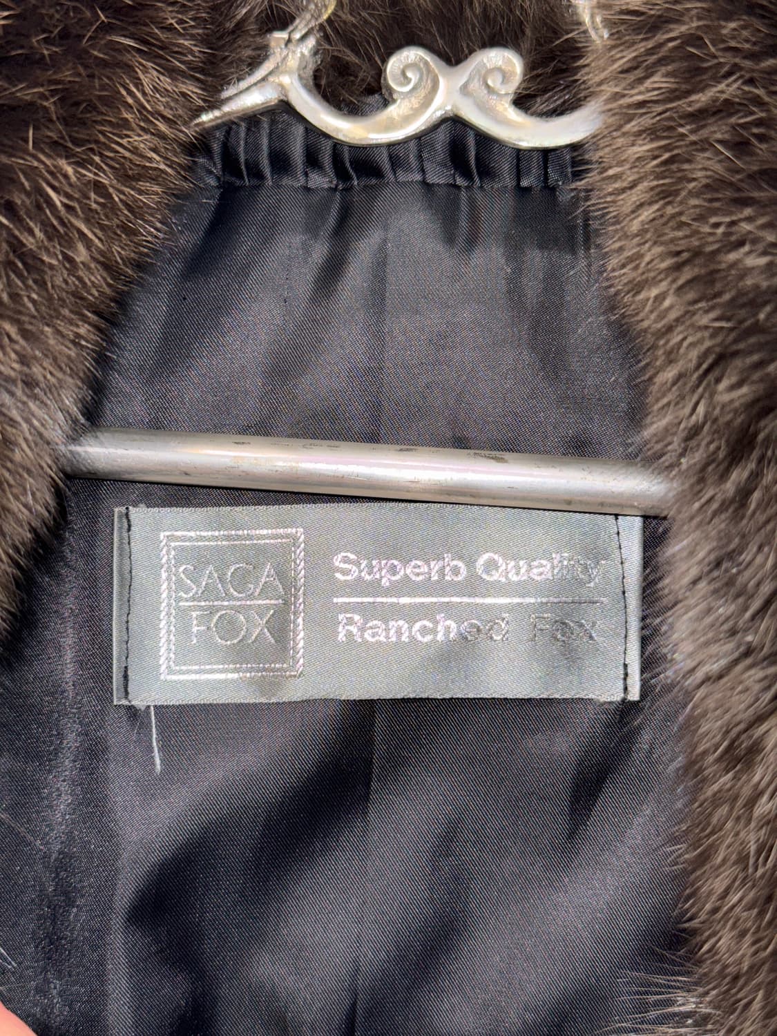 SAGA FOX ash brown fox fur coat jacket  상품이미지4