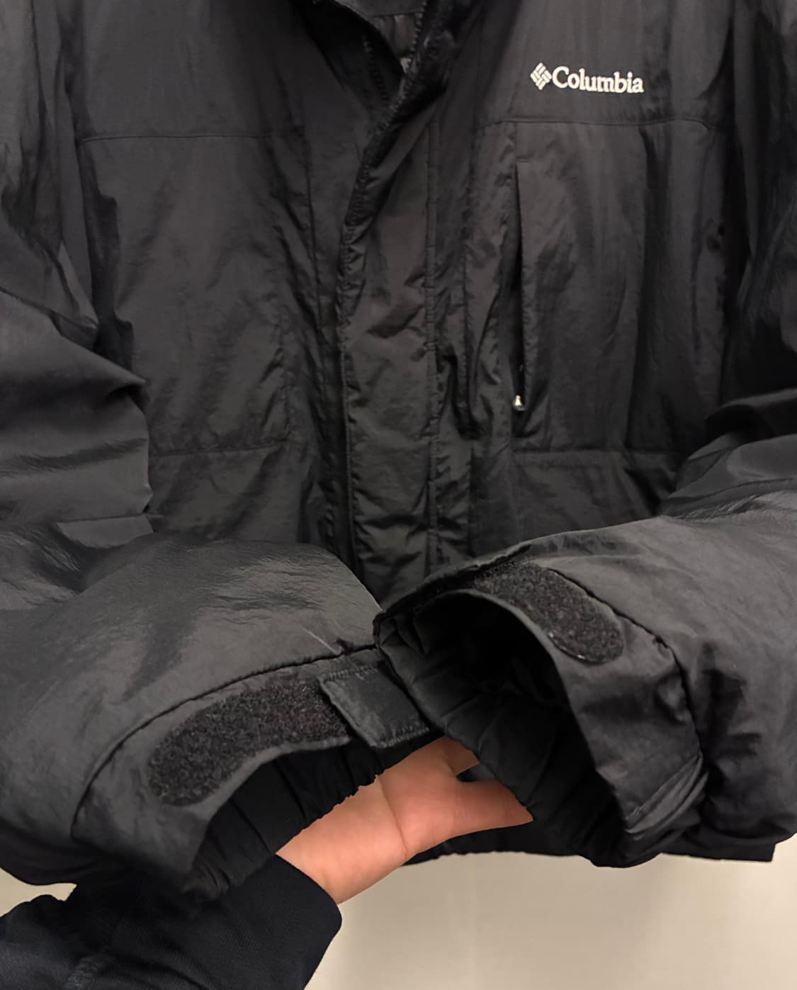 (XL)컬럼비아 옴니히트 나일론 패딩 다운 자켓 블랙 콜롬비아 상품이미지7