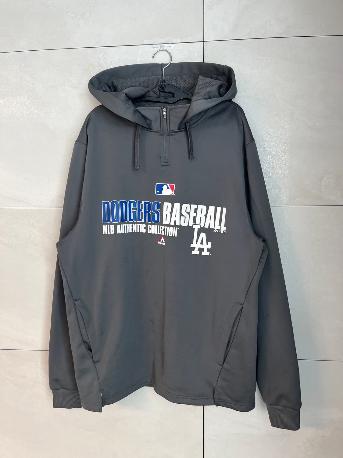 마제스틱xLA다저스 하프 후드 집업 [M] 상품이미지3
