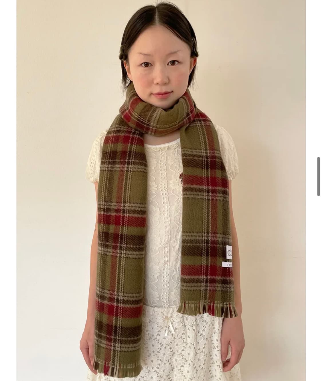 콜로신스 머플러 카키 상품이미지1