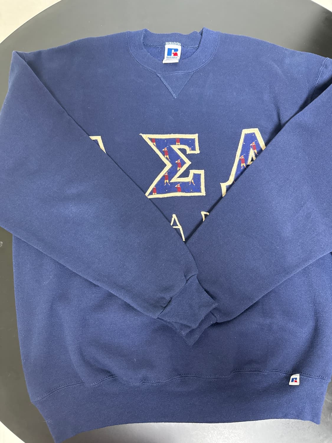 90s 러셀 맨투맨 네이비 xl 상품이미지1